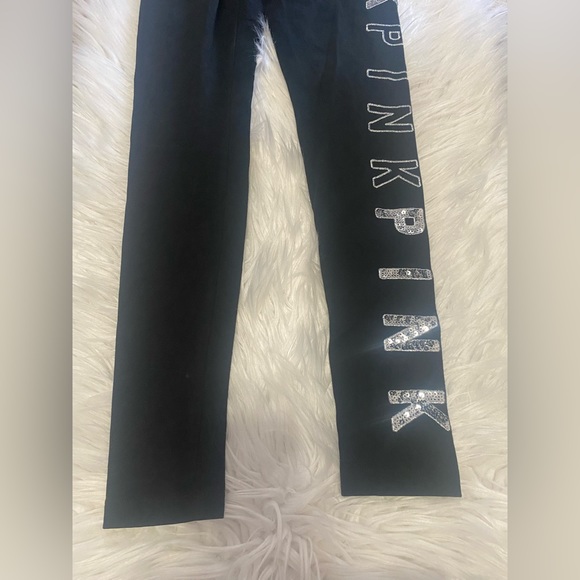 SOLD Victoria Secret Pink Sequin Yoga Leggings - Picture 5 of 8